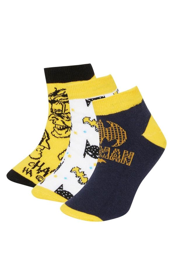 DEFACTO DEFACTO Boys Batman 3-Pack Booties Socks