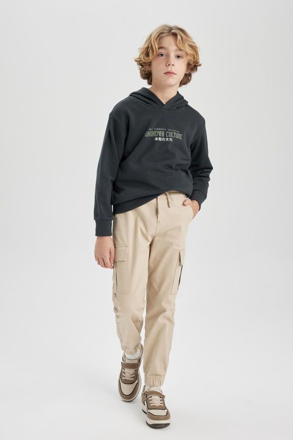 DEFACTO DEFACTO Boy's Cargo Jogger Gabardine Trousers