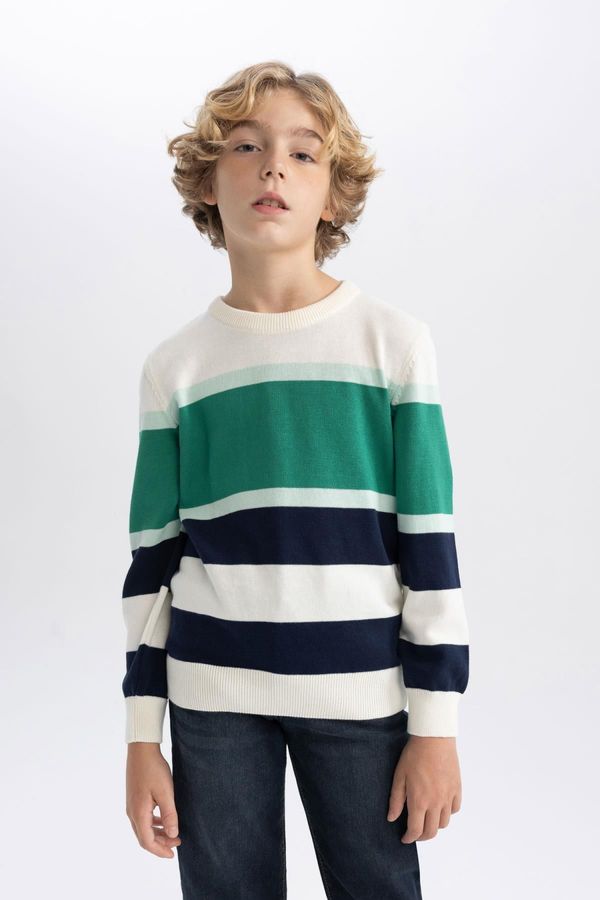 DEFACTO DEFACTO Boy's Crew Neck Knitwear Sweater