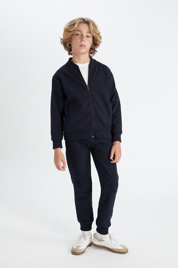 DEFACTO DEFACTO Boys Navy Blue School Tracksuit Bottoms