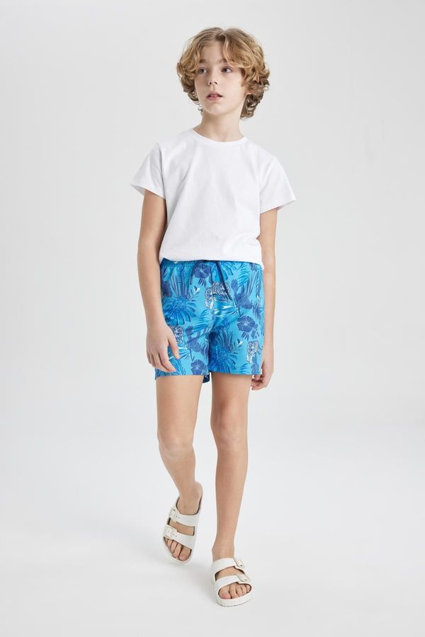 DEFACTO DEFACTO Boy's Patterned Swim Shorts