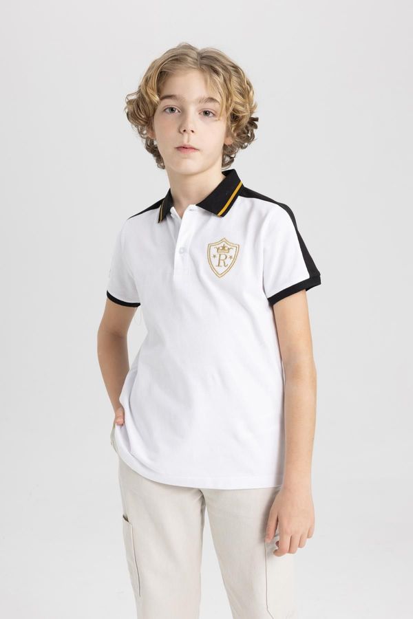 DEFACTO DEFACTO Boy's Pique Short Sleeve Polo T-Shirt