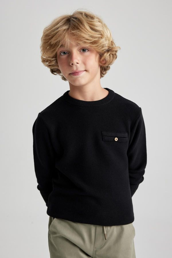 DEFACTO DEFACTO Boy's Regular Fit Crew Neck Knitwear Sweater