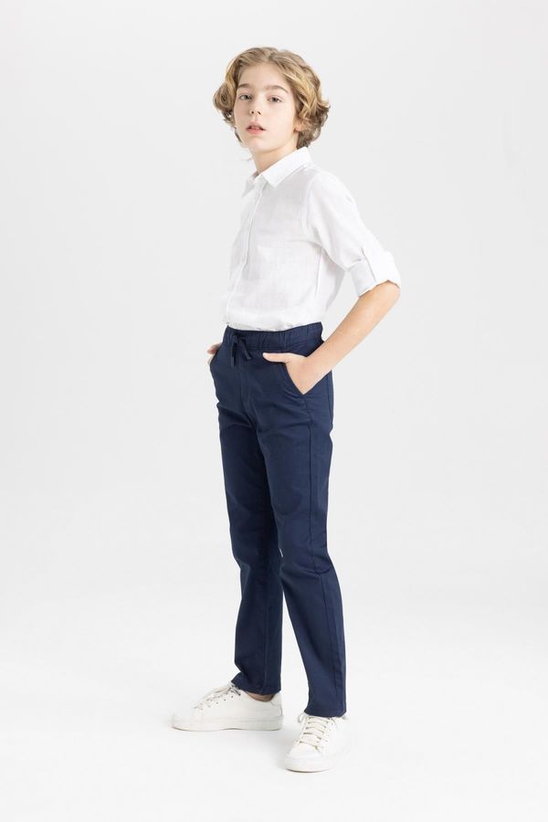 DEFACTO DEFACTO Boy's Standard Leg Gabardine Trousers