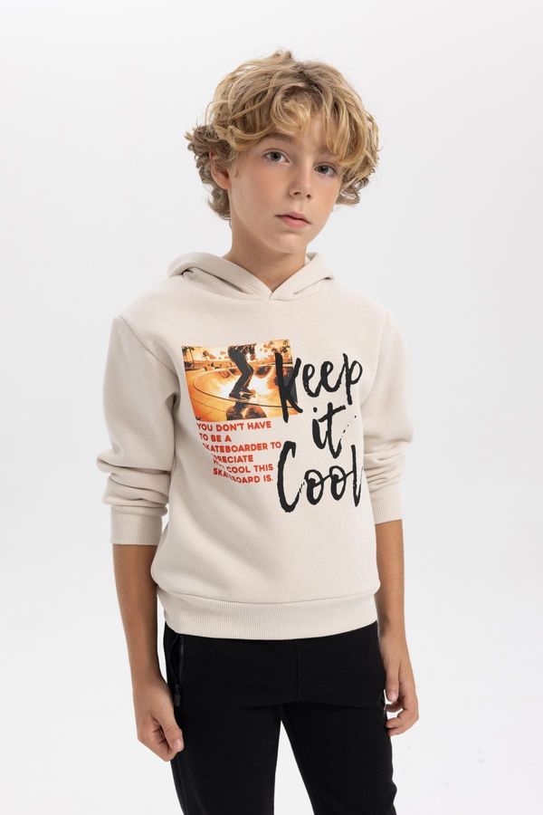 DEFACTO DEFACTO Boy's Thick Hooded Sweatshirt