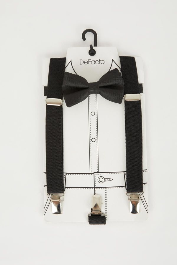 DEFACTO DEFACTO Boy's Trouser Suspenders Bow Tie Set of 2