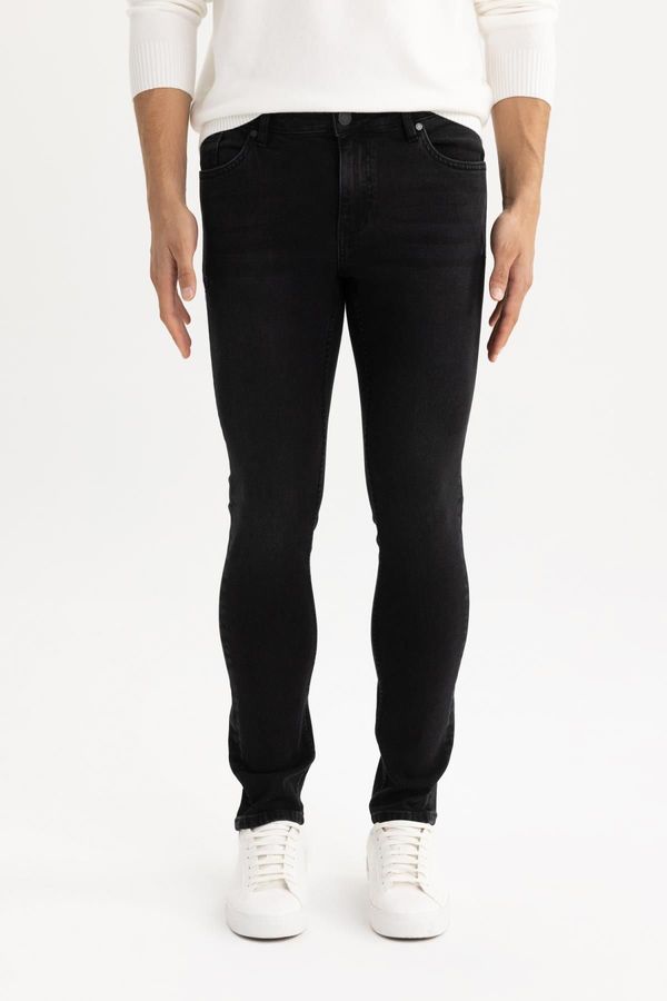 DEFACTO DEFACTO Carlo Skinny Fit Extra Narrow Fit Normal Waist Extra Narrow Leg Jean Trousers