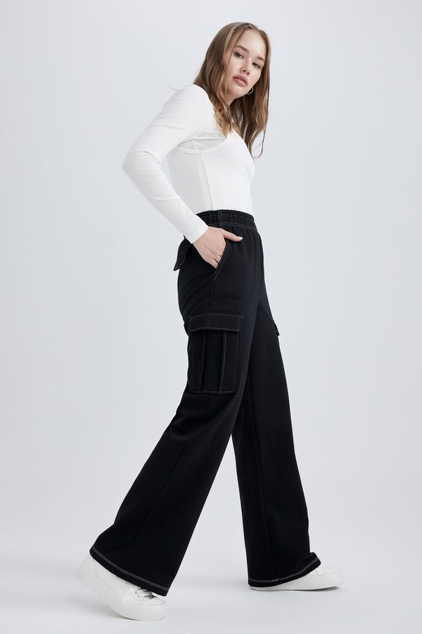 DEFACTO DEFACTO Cool Straight Fit Thick Fabric Trousers