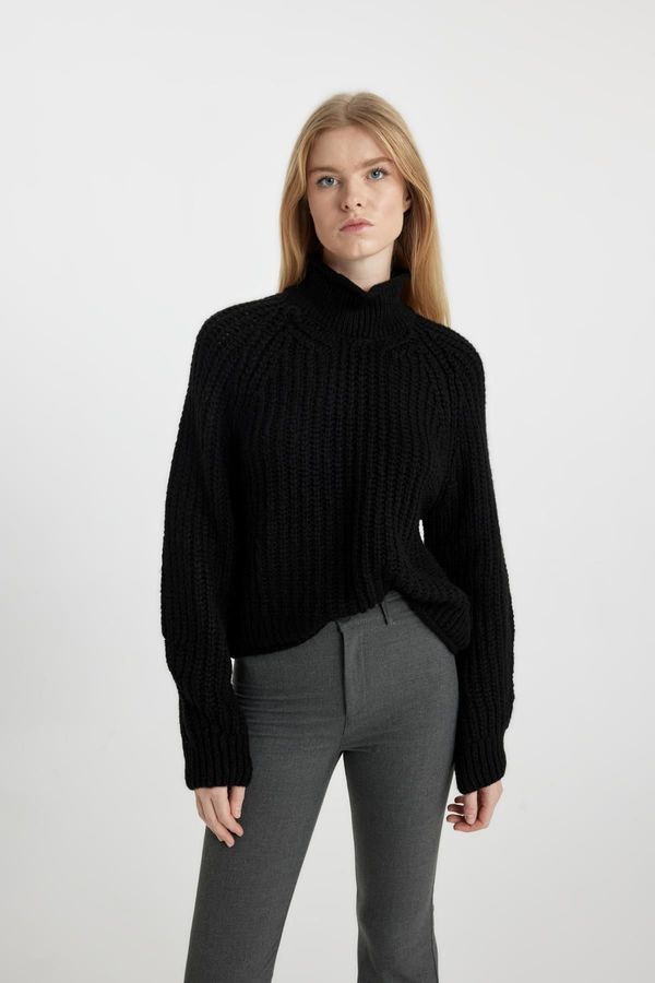 DEFACTO DEFACTO Coool Oversize Fit Half Turtleneck Sweater