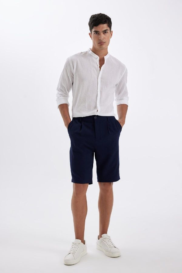 DEFACTO DEFACTO Crinkle Bermuda Shorts