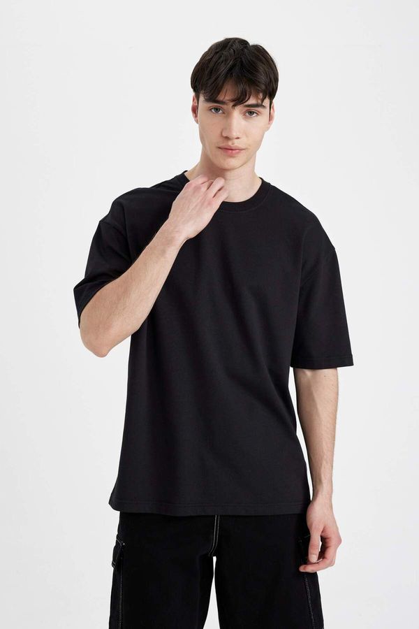 DEFACTO DEFACTO DFC - Oversize Fit Crew Neck Heavy Fabric Short Sleeve T-Shirt