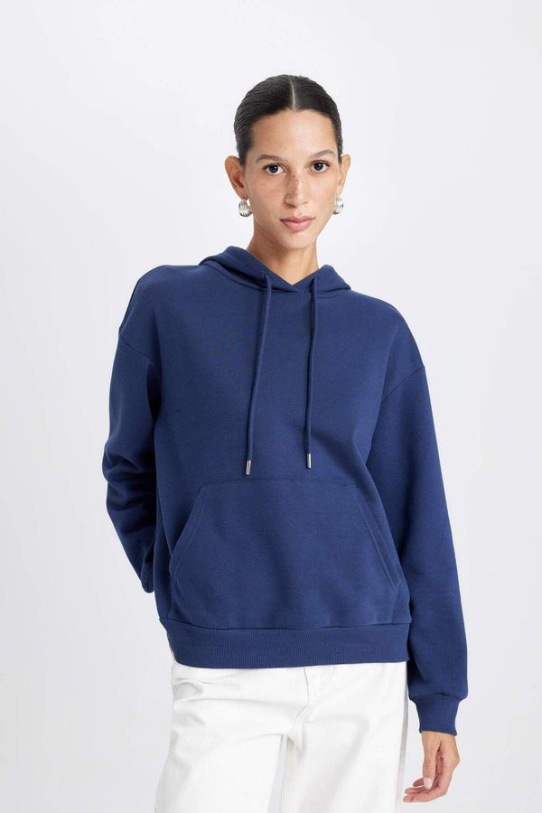 DEFACTO DEFACTO DFC - Relax Fit Hooded Thick Sweatshirt