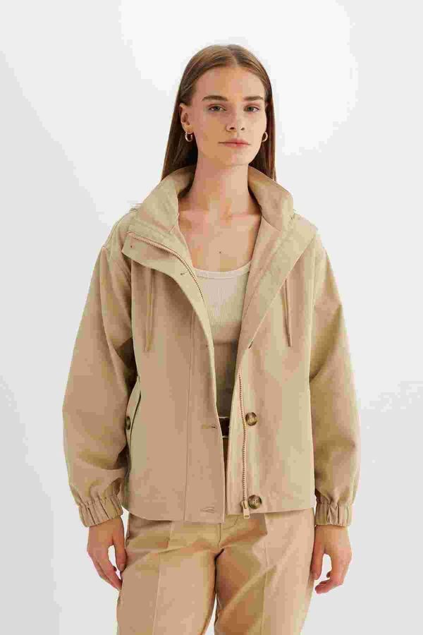 DEFACTO DEFACTO DFM - Waterproof Relax Fit Hooded Jacket