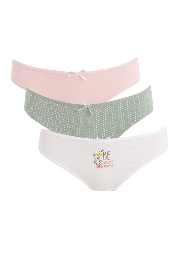 DEFACTO DEFACTO Fall In Love 3-Pack Basic Slip Panties