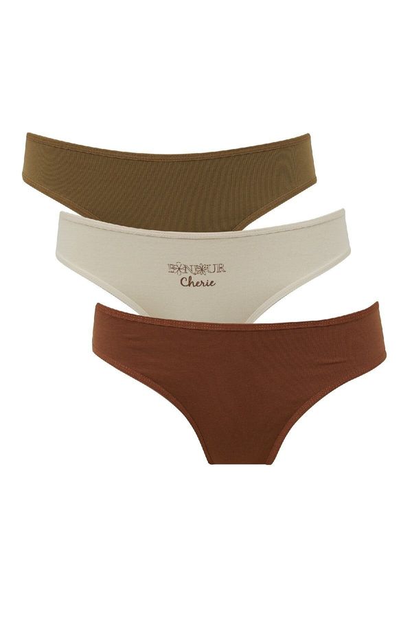 DEFACTO DEFACTO Fall In Love 3-Pack Slip Panties