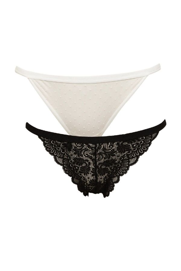 DEFACTO DEFACTO Fall In Love Lace 2-Pack Slip Panties