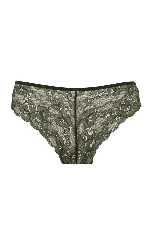 DEFACTO DEFACTO Fall In Love Lace Brazilian Slip Panties