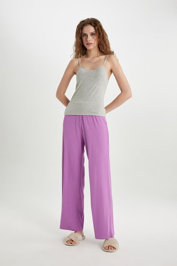 DEFACTO DEFACTO Fall In Love Regular Fit Rib Casual Pajama Bottoms