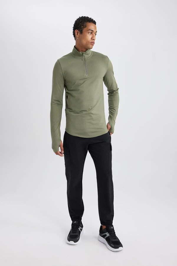 DEFACTO DEFACTO Fit Sports Jogger Sweatpants Standard Fit Woven Cargo Pocket Elastic Leg