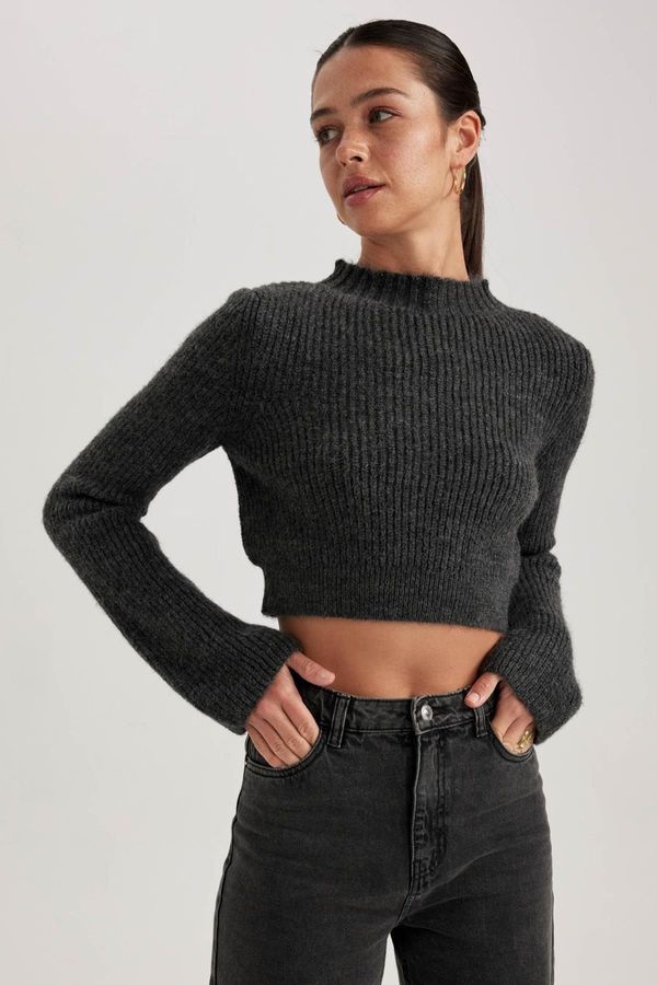 DEFACTO DEFACTO Fitted Half Turtleneck Thessaloniki Fabric Sweater