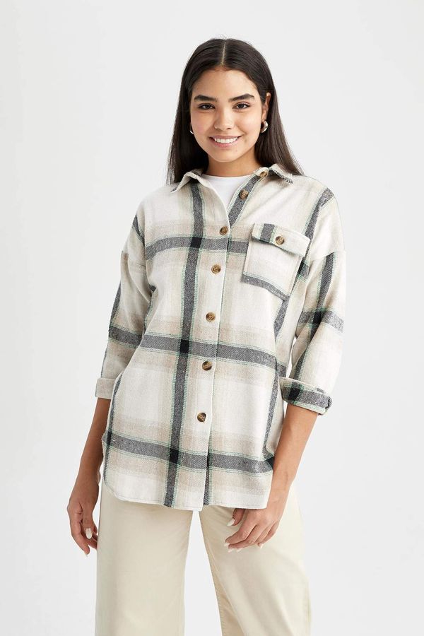 DEFACTO DEFACTO Flannel Long Sleeve Shirt