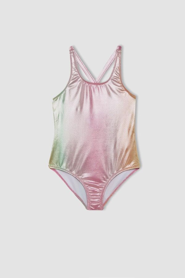 DEFACTO DEFACTO Girl Colorful Swimsuit