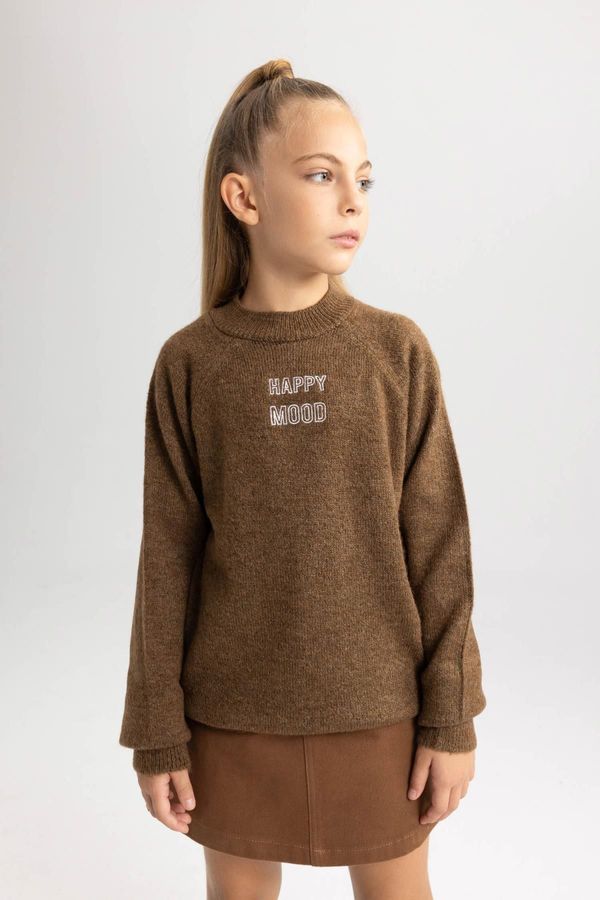 DEFACTO DEFACTO Girl Loose Fit Half Turtleneck Sweater