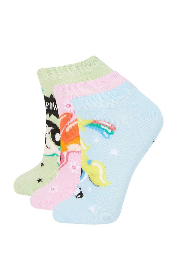 DEFACTO DEFACTO Girl PowerPuff Girls Licensed 3 piece Short Socks