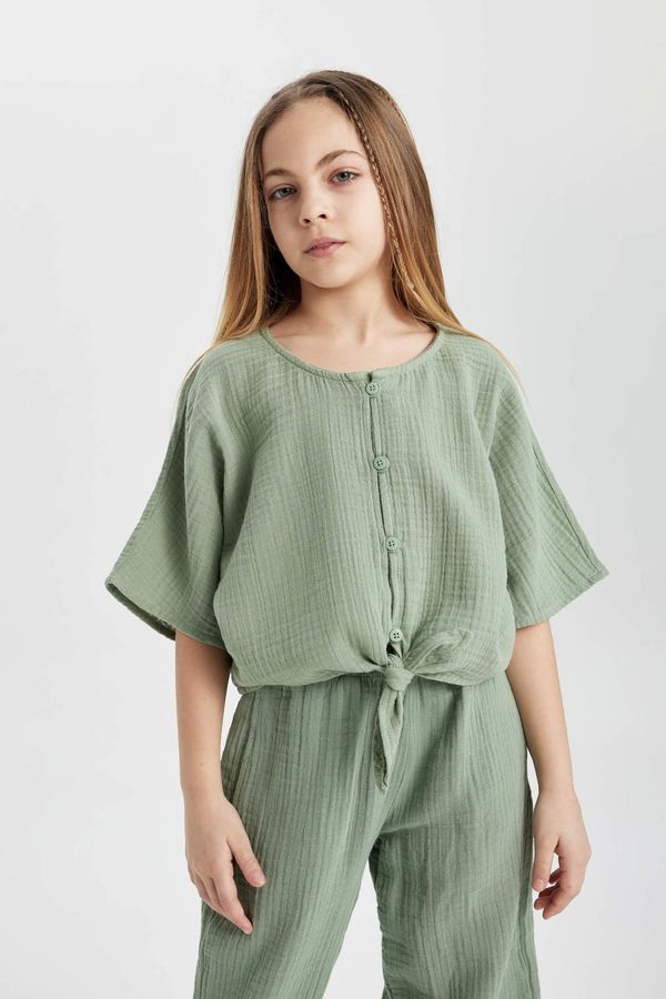 DEFACTO DEFACTO Girl Short Sleeve Blouse