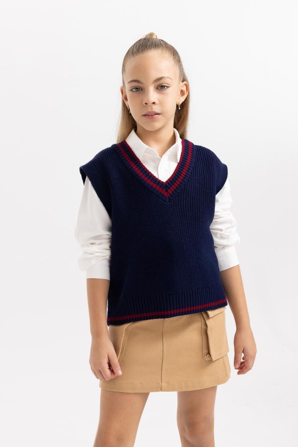 DEFACTO DEFACTO Girl V Neck Sweater