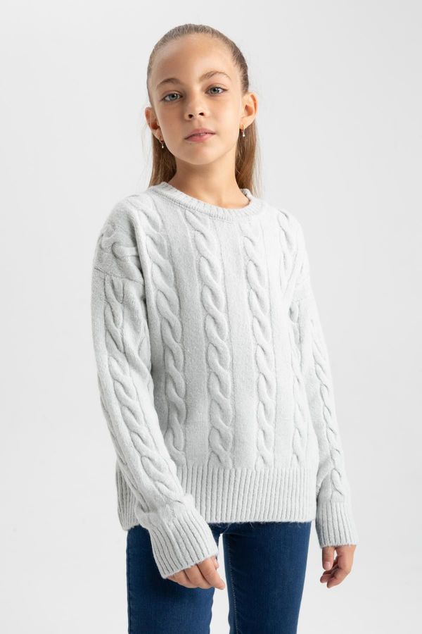 DEFACTO DEFACTO Girl&#39;s Crew Neck Sweater