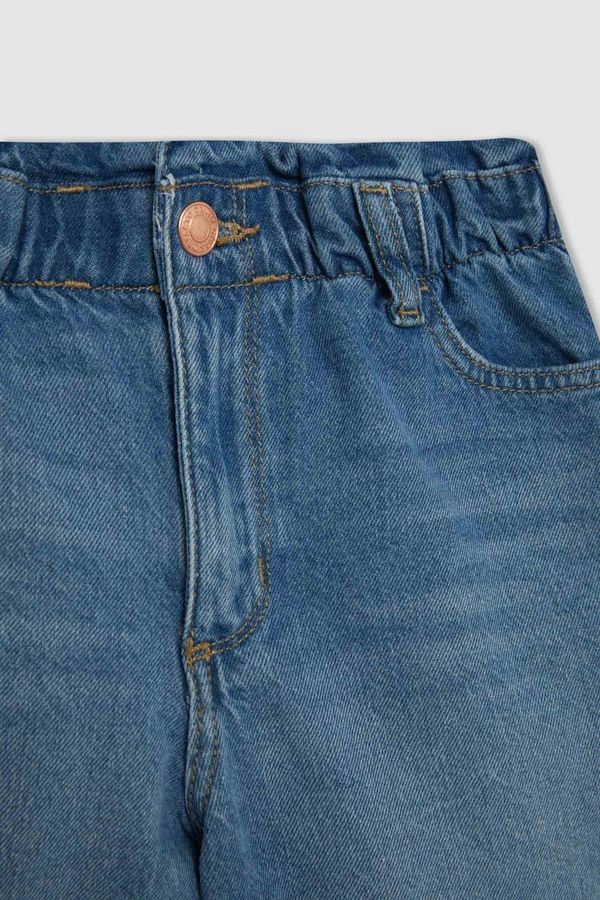 DEFACTO DEFACTO Girl&#39;s Paperbag Jean Shorts