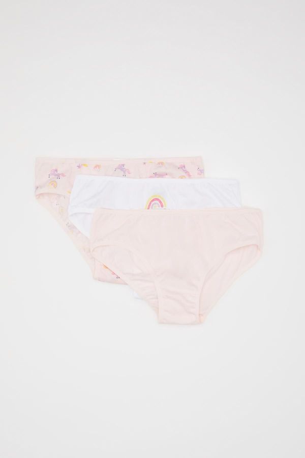 DEFACTO DEFACTO Girl's 3-Piece Slip Panties