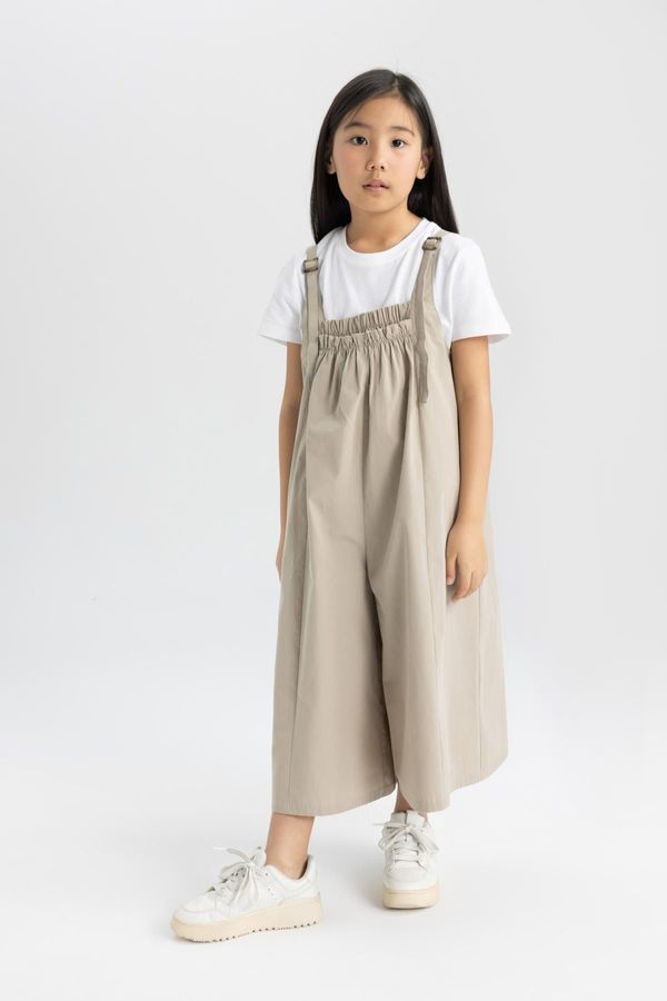 DEFACTO DEFACTO Girl's Adjustable Strap Wide Leg Jumpsuit