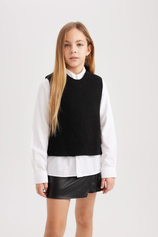 DEFACTO DEFACTO Girl's Basic Sweater