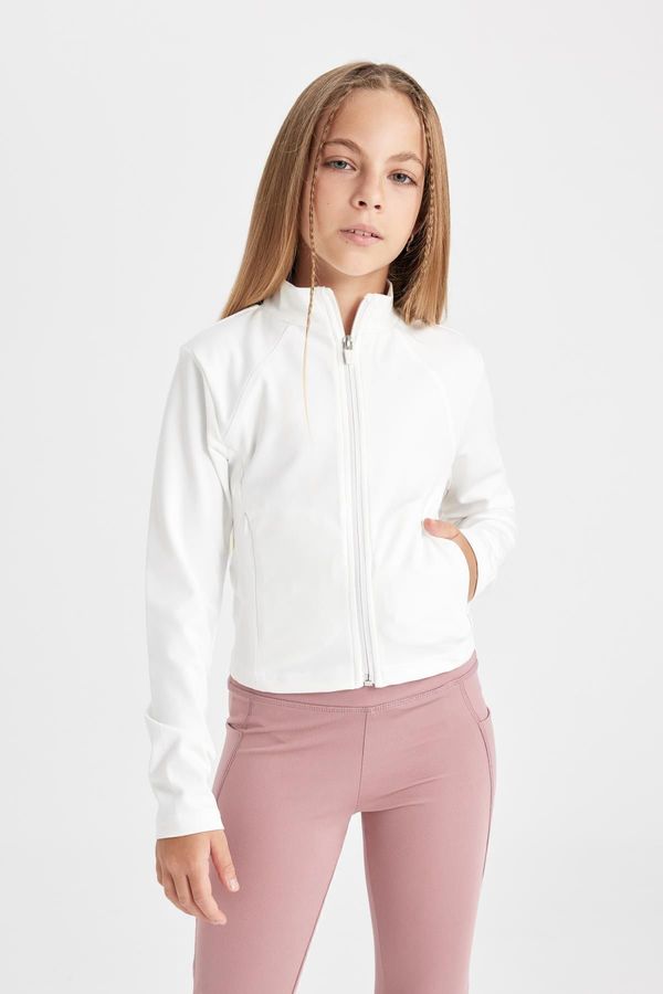 DEFACTO DEFACTO Girl's College Collar Bomber Cardigan