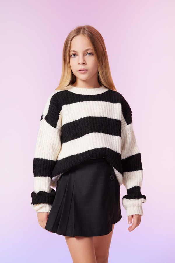 DEFACTO DEFACTO Girl's Crew Neck Sweater