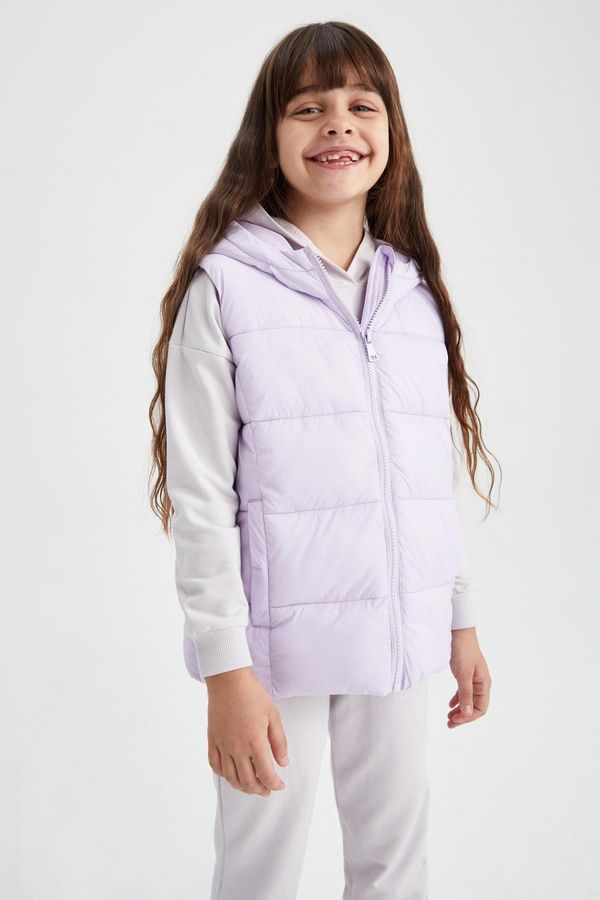 DEFACTO DEFACTO Girls' Hooded Puffer Vest