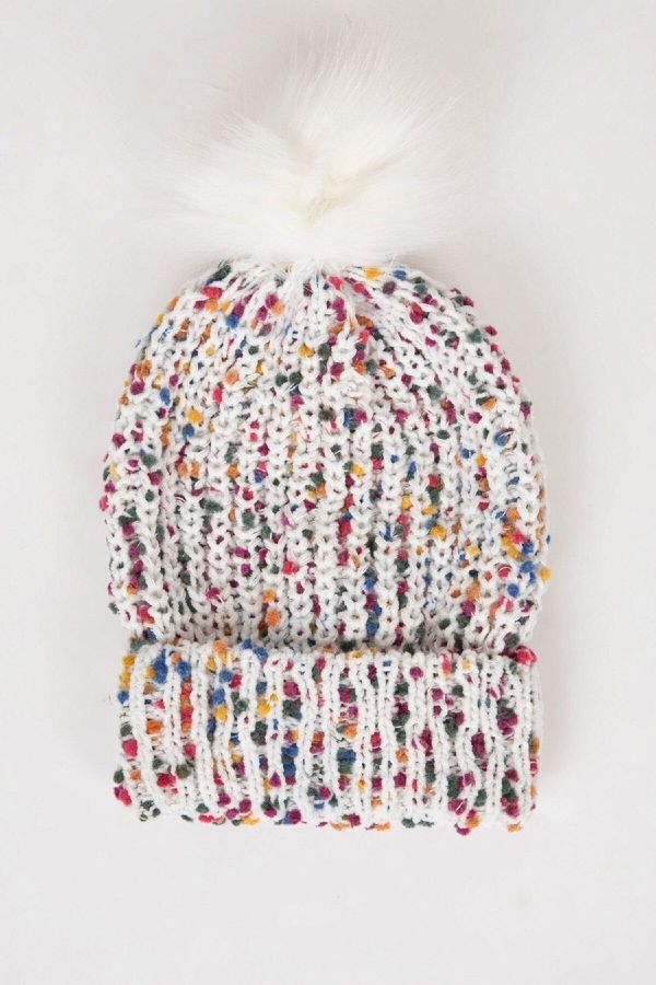 DEFACTO DEFACTO Girl's Pompom Beanie