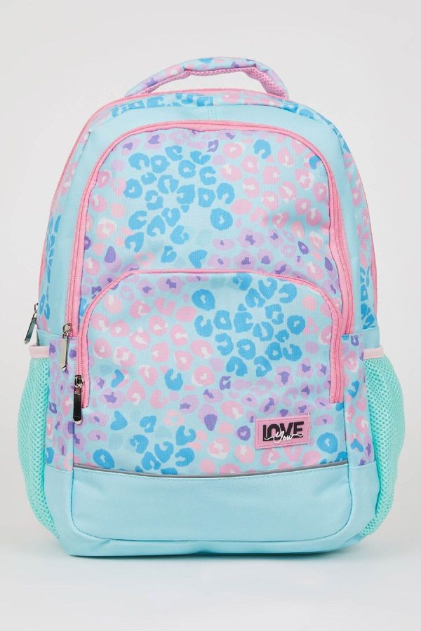 DEFACTO DEFACTO Girl's Printed School Backpack