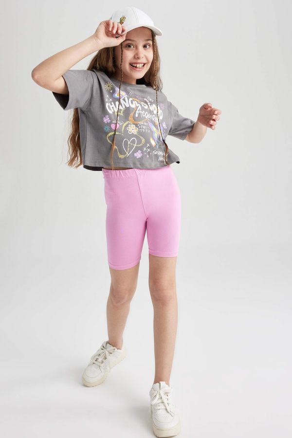 DEFACTO DEFACTO Girls' Short Length Leggings