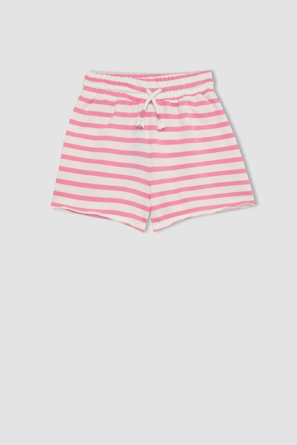 DEFACTO DEFACTO Girl's Striped Shorts