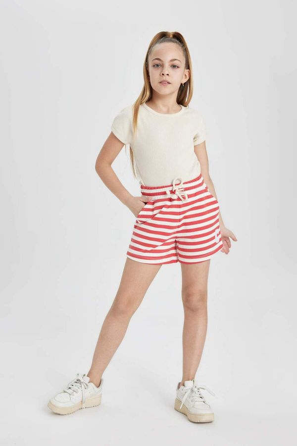 DEFACTO DEFACTO Girl's Striped Shorts