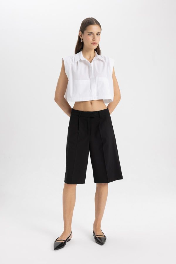 DEFACTO DEFACTO High Waist Wide Leg Shorts