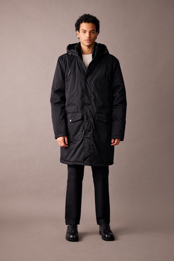 DEFACTO DEFACTO Hooded Lined Coat Parka