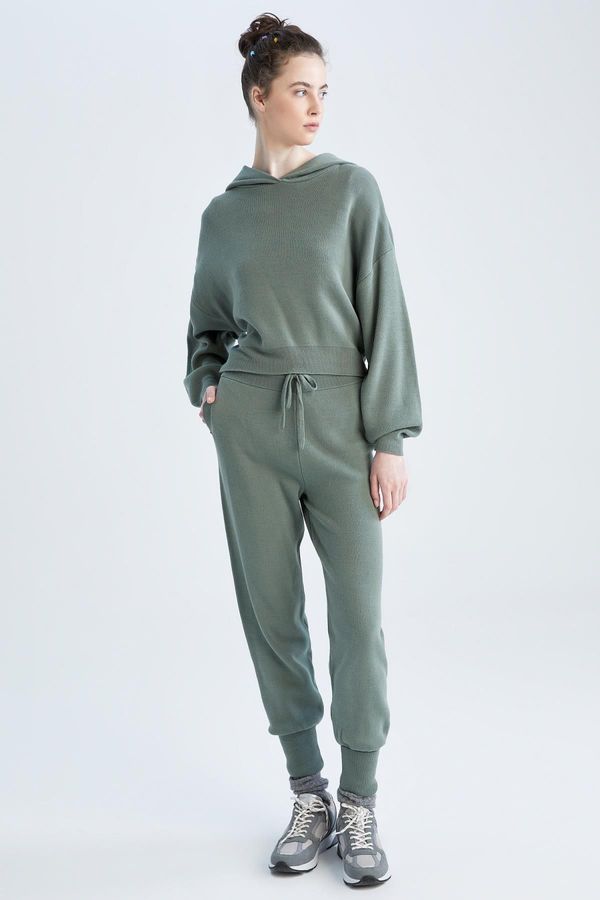 DEFACTO DEFACTO Lace-Waist Knitwear Jogger Sweatpants