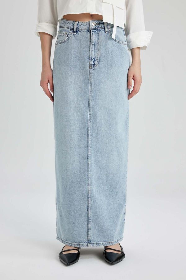 DEFACTO DEFACTO Long Fit Jean Long Skirt