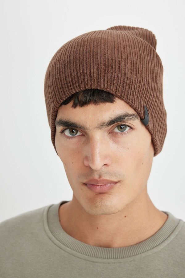 DEFACTO DEFACTO Men's Basic Knitwear Beret