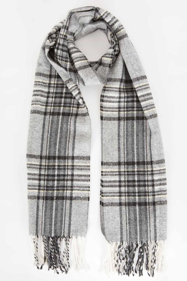 DEFACTO DEFACTO Men's Checkered Scarf