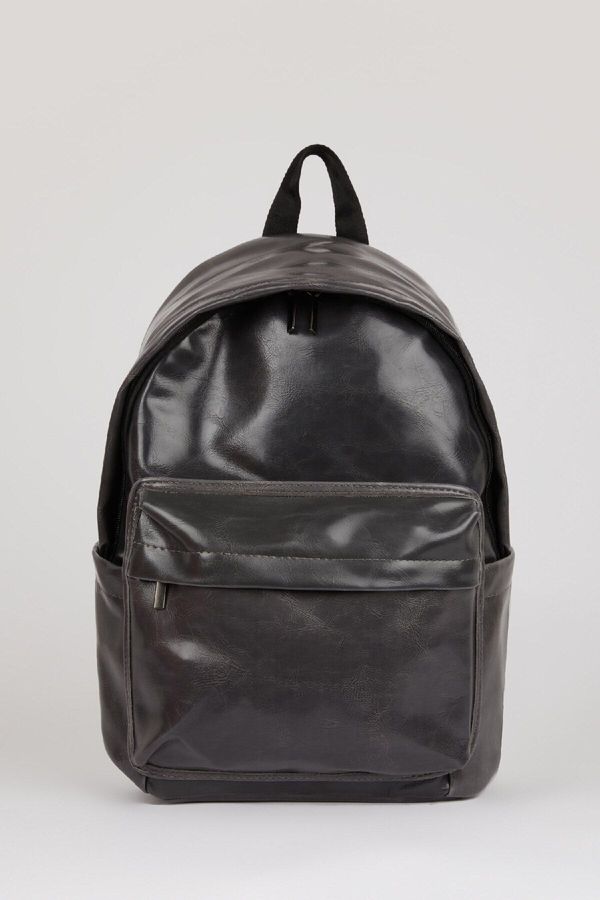 DEFACTO DEFACTO Men's Faux Leather Backpack